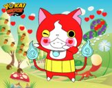 Jibanyan guiñando el ojo