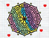 Dibujo Mandala para meditar pintado por So_cute