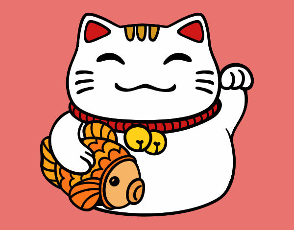 Maneki-neko de la abundancia