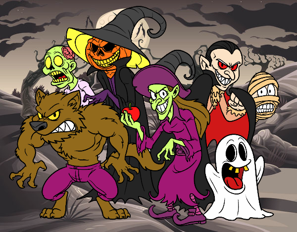 Monstruos de Halloween