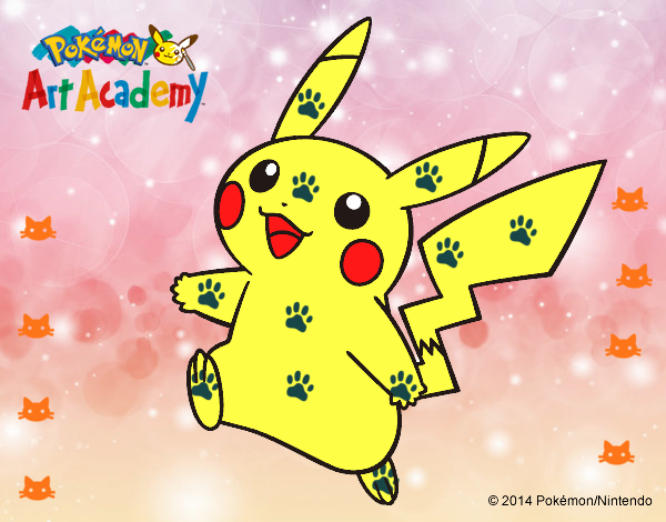 Pikachu en Pokémon Art Academy