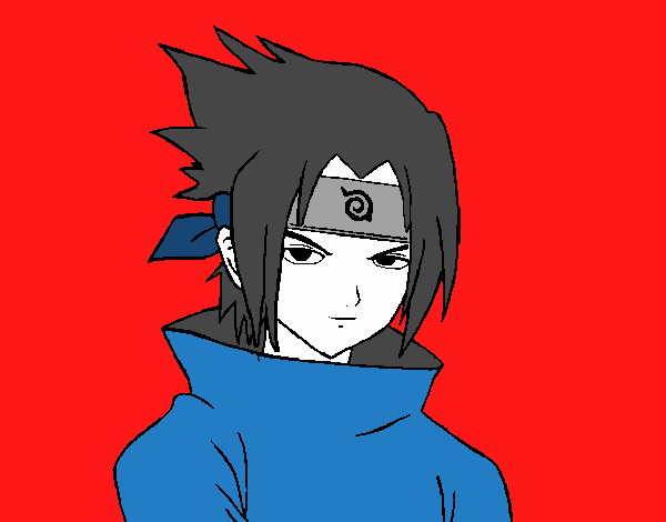 Sasuke enfadado