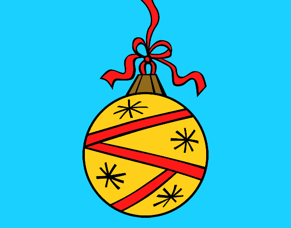 Una bola de Navidad