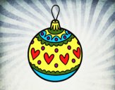 Dibujo Bola de Navidad estampada pintado por xavi-7