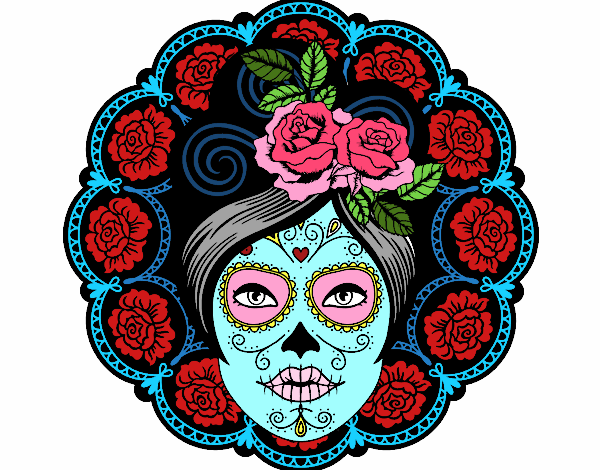 Calavera mejicana femenina