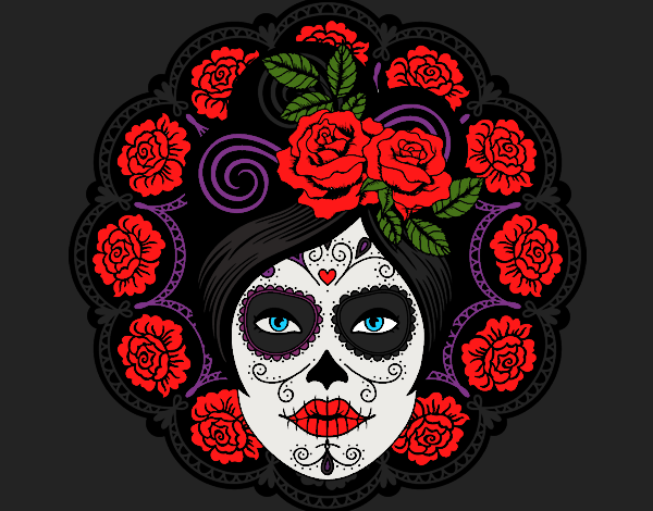 Calavera mejicana femenina