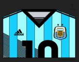 Camiseta del mundial de fútbol 2014 de Argentina