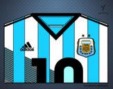 Camiseta del mundial de fútbol 2014 de Argentina