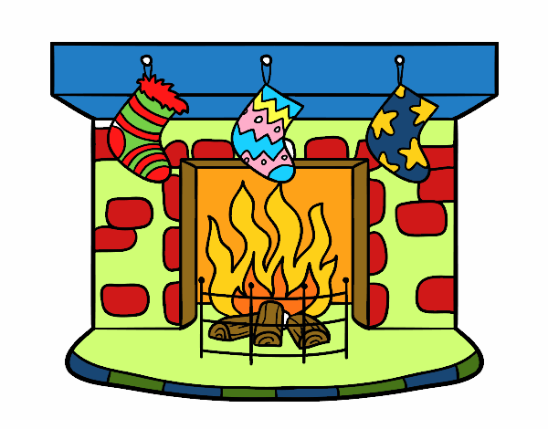 Chimenea de Navidad