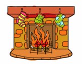 Chimenea de Navidad