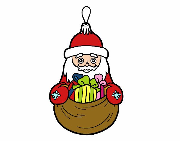 Dibujo Decoración de Navidad Santa Claus pintado por xavi-7
