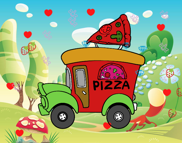 Food truck de pizza