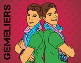 Dibujo Gemeliers - Jesús y Daniel pintado por martita22