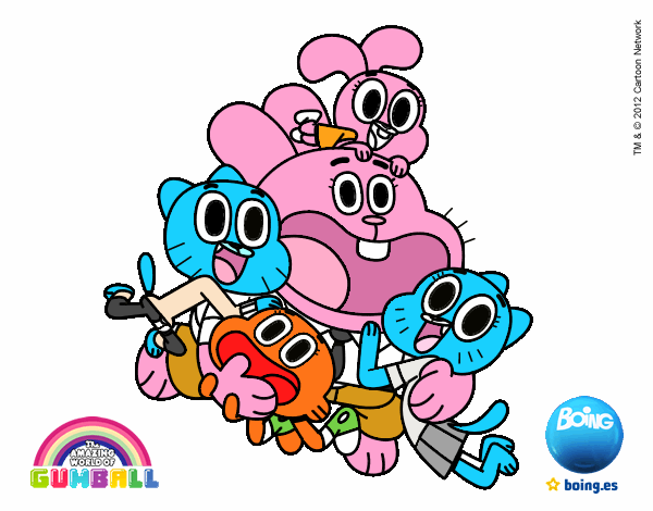 Gumball y amigos contentos