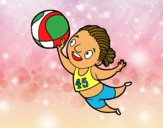 Jugadora de voleibol