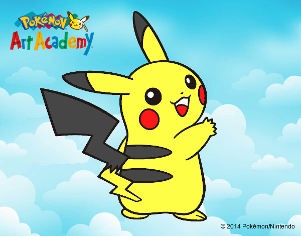 Pikachu de espaldas