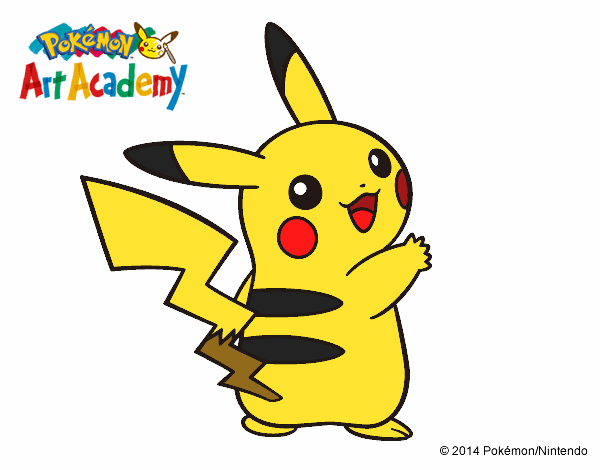 Pikachu de espaldas