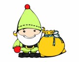 Santa Claus con su saco