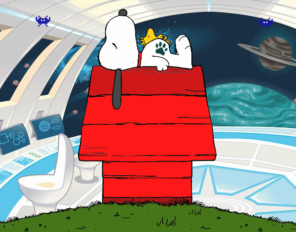 Snoopy durmiendo