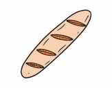 Dibujo Una barra de pan pintado por lixibeth