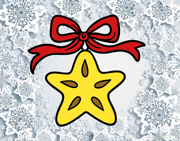 Dibujo Una estrella navideña pintado por xavi-7