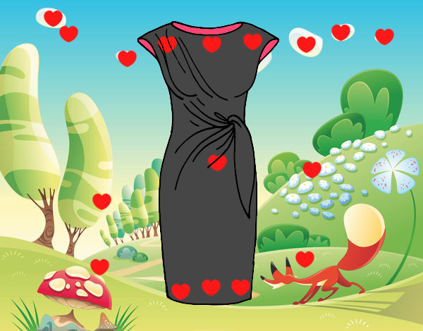 vestido  de  corazone