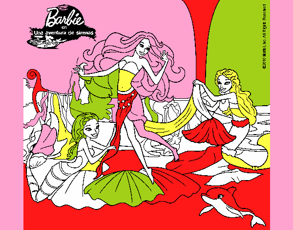 Barbie con sirenas