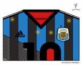 Camiseta del mundial de fútbol 2014 de Argentina