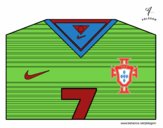 Camiseta del mundial de fútbol 2014 de Portugal