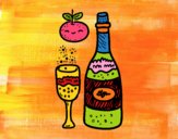 Copa de cava de Fin de Año