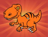 Dinosaurio velociraptor