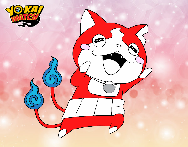 Jibanyan super feliz