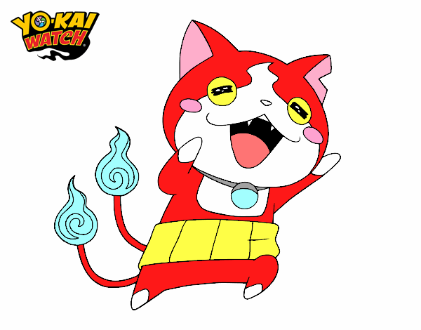 Jibanyan super feliz