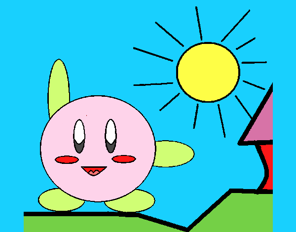 Kirby en un día soleado