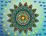 Dibujo Mandala destellos pintado por yoanna3012