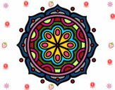 Dibujo Mandala para meditar pintado por rossyto