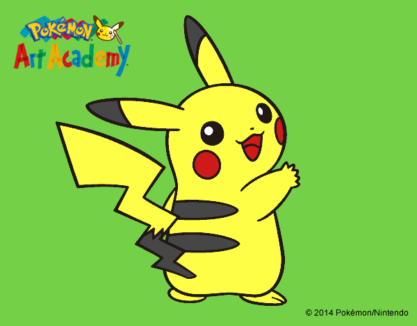 Pikachu de espaldas