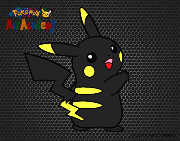 Pikachu de espaldas