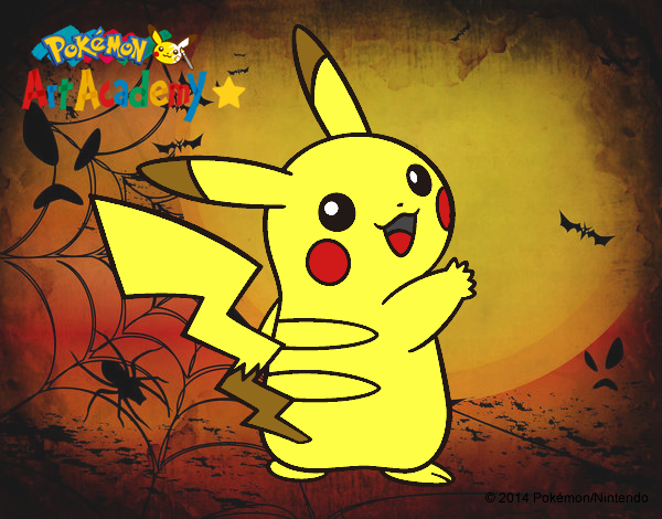 Pikachu de espaldas