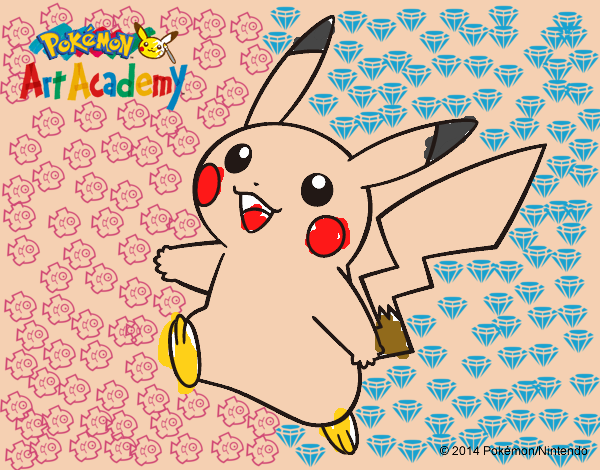 Pikachu en Pokémon Art Academy