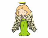 Dibujo Un ángel orando pintado por morgado81