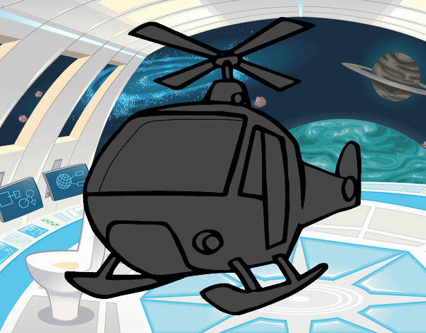 Un Helicóptero