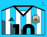 Camiseta del mundial de fútbol 2014 de Argentina