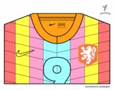 Camiseta del mundial de fútbol 2014 de Holanda