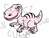 Dinosaurio velociraptor