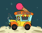 Dibujo Food truck de helados pintado por jrafael