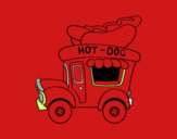 Food truck de perritos calientes