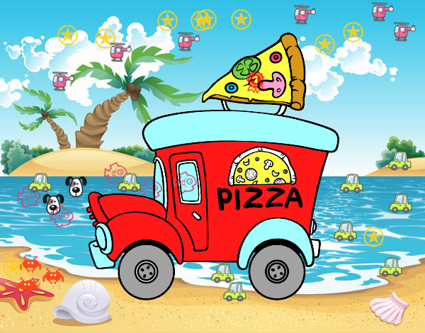 Food truck de pizza