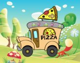 Food truck de pizza