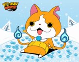 Jibanyan saludando